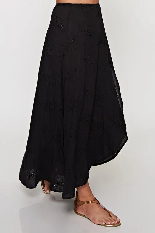 JULIE LOVE MAXI SKIRT BLACK-