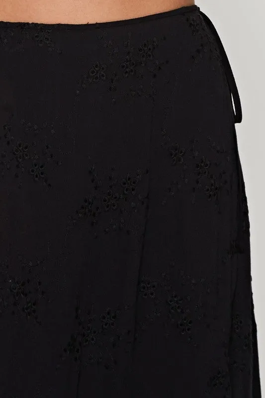 JULIE LOVE MAXI SKIRT BLACK-