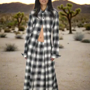 KAFTAN L/S SHIRT • PLAID