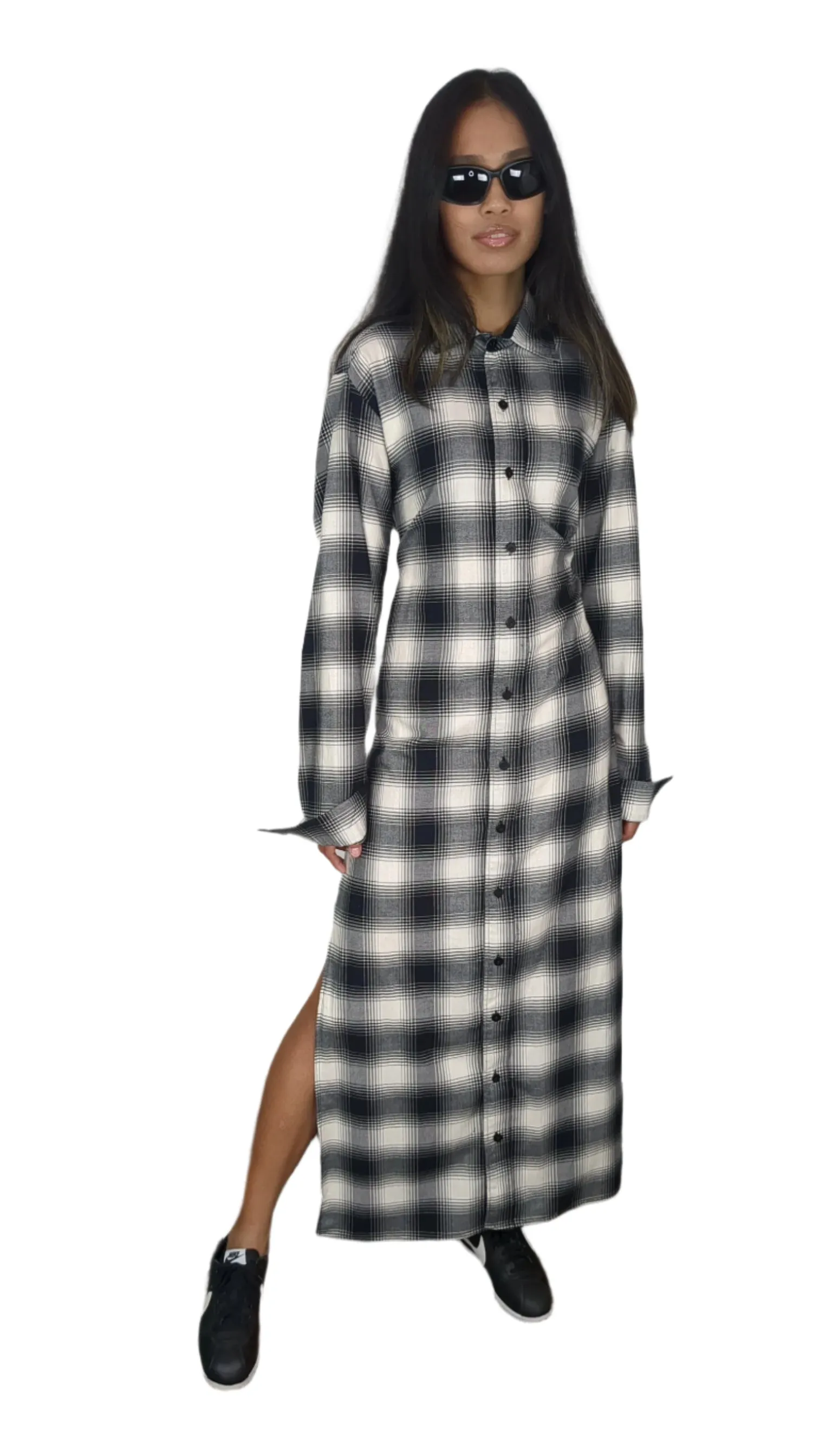 KAFTAN L/S SHIRT • PLAID