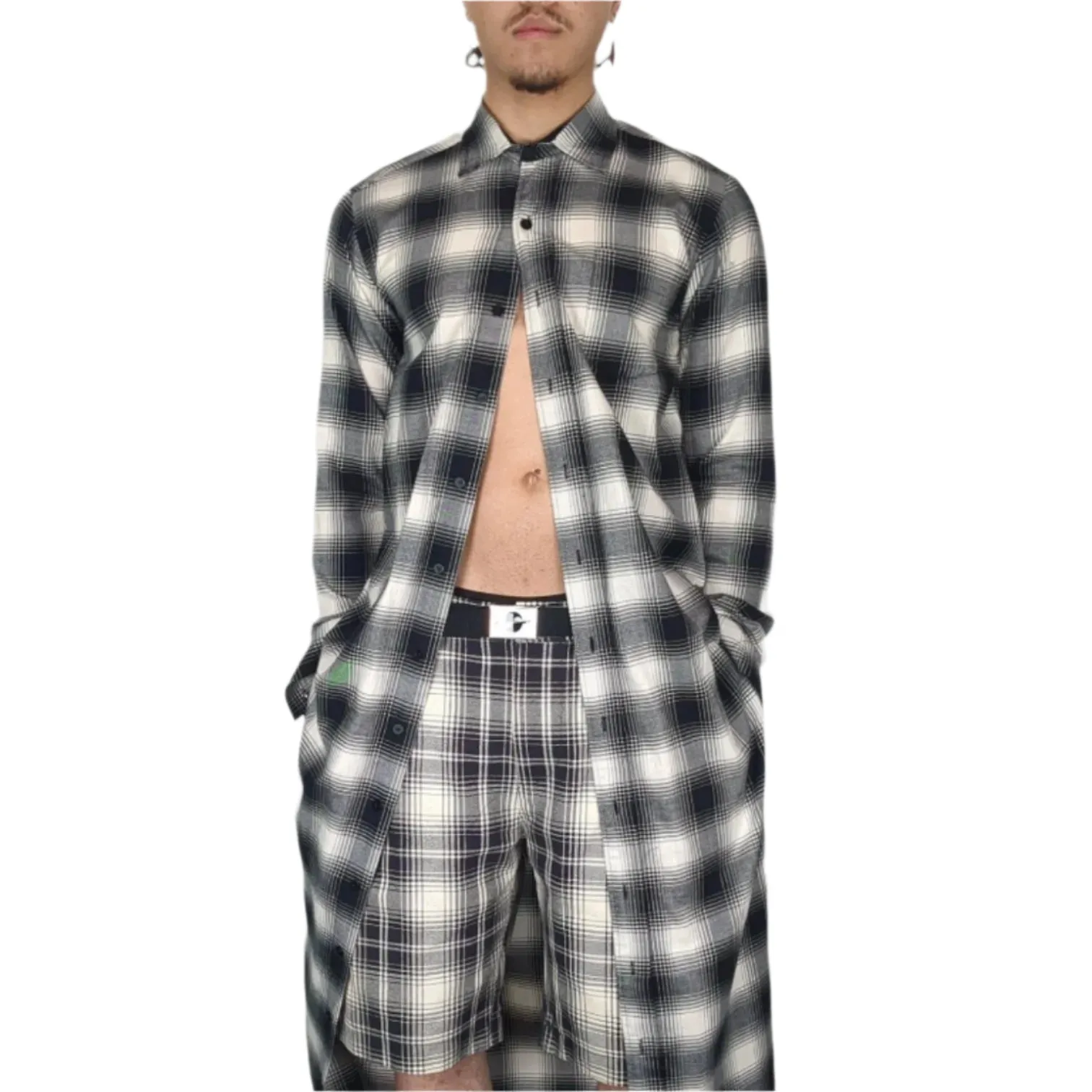 KAFTAN L/S SHIRT • PLAID