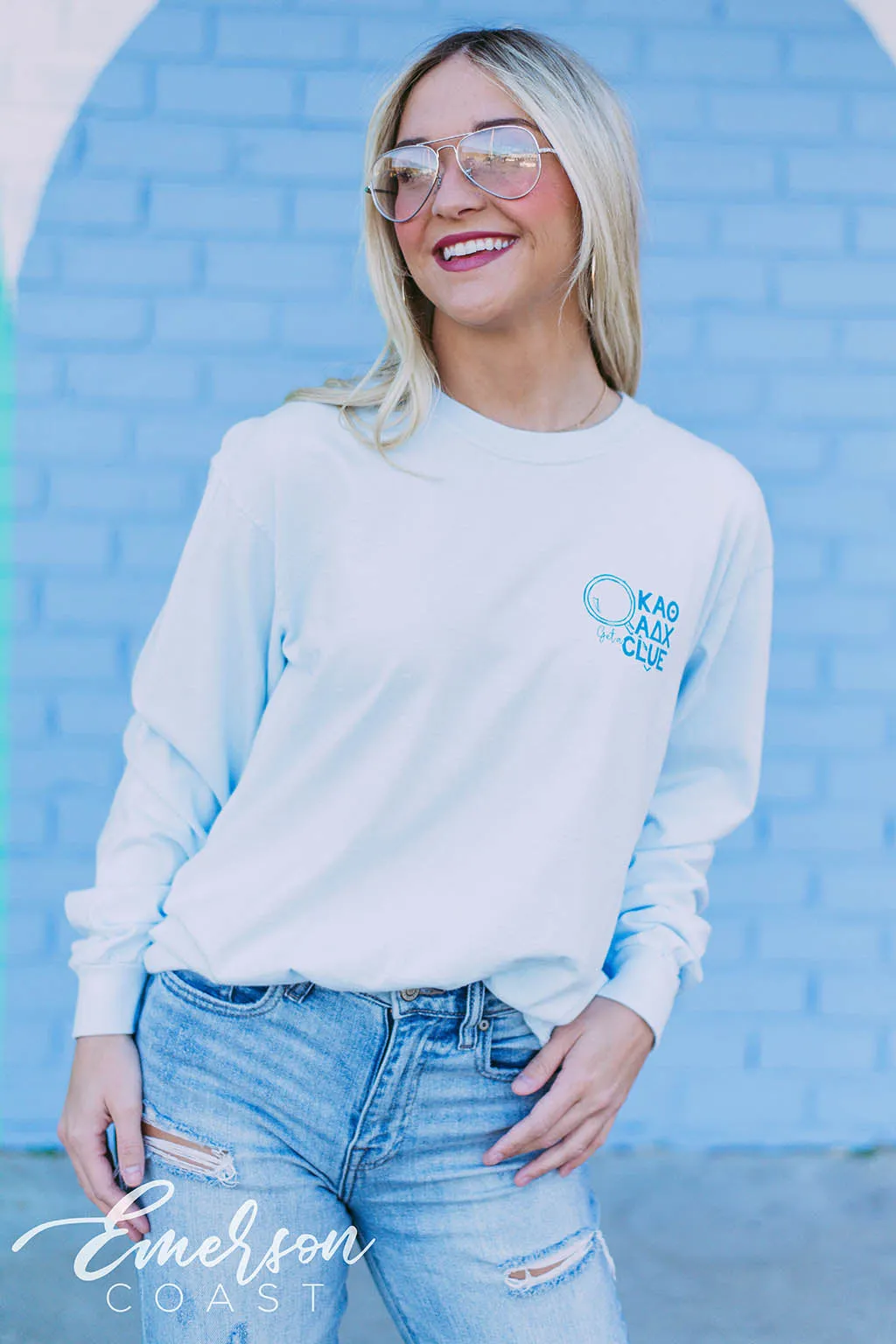 Kappa Alpha Theta Get A Clue Date Party Tee
