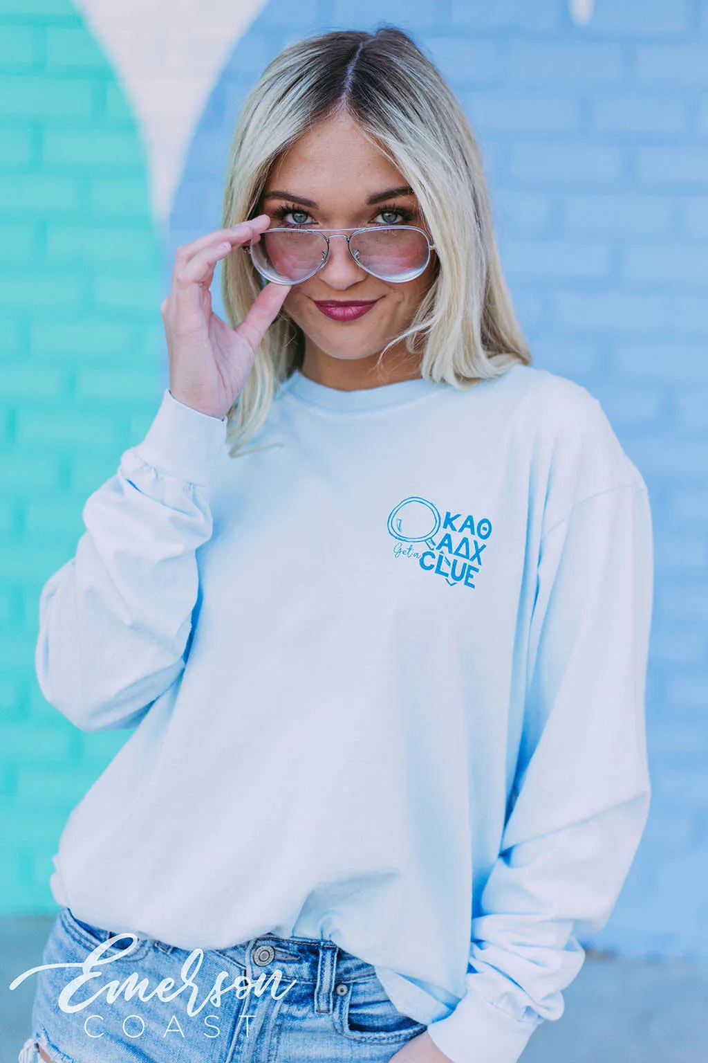 Kappa Alpha Theta Get A Clue Date Party Tee