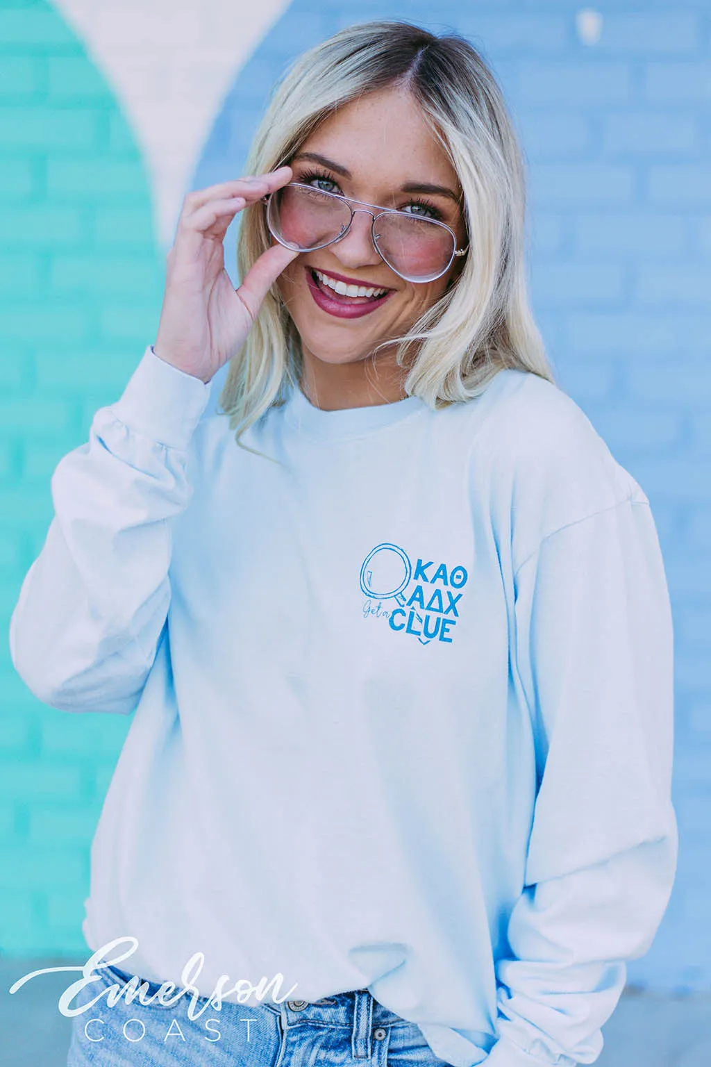 Kappa Alpha Theta Get A Clue Date Party Tee