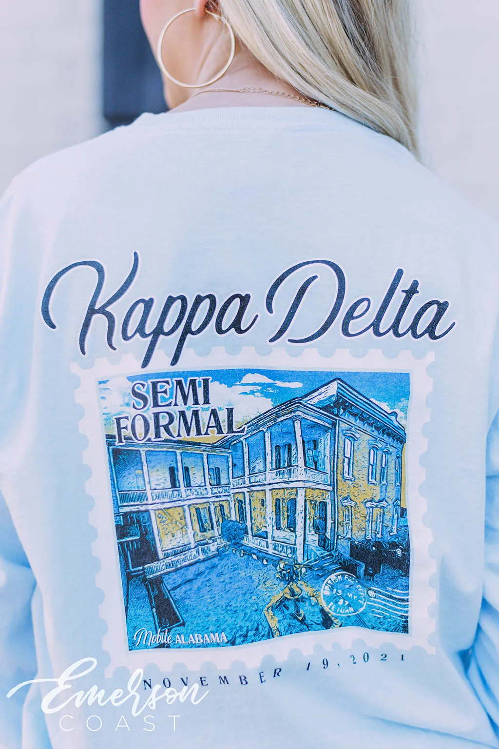 KD Semi Formal Chambray Long Sleeve T-shirt