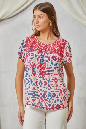 Kelly Relaxed Short Sleeve Top