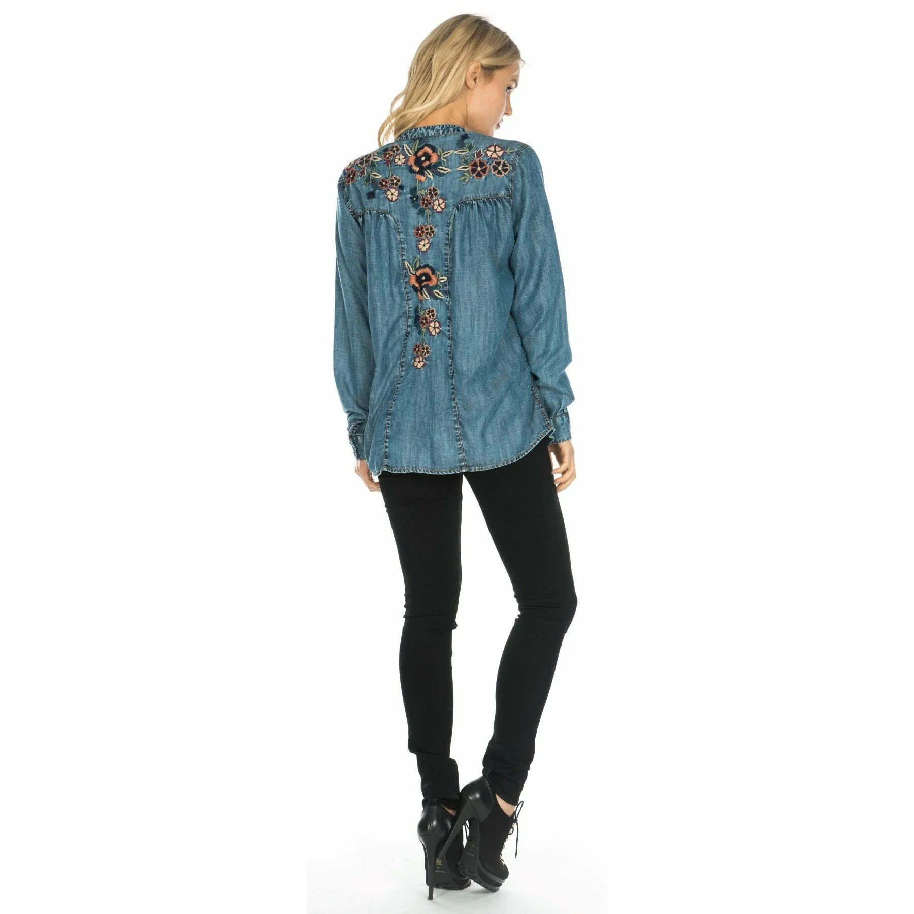 Kiara Chambray Top