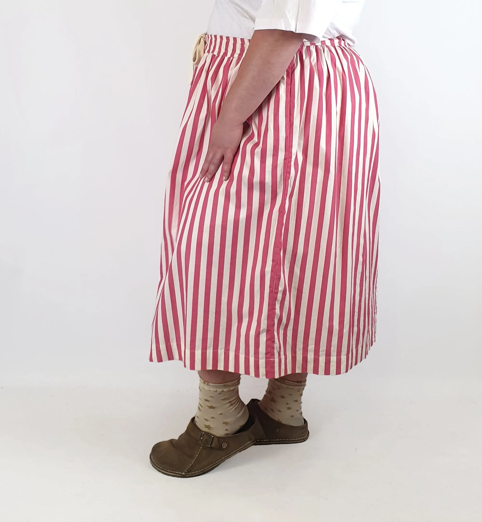 Kowtow striped cotton skirt size XXL