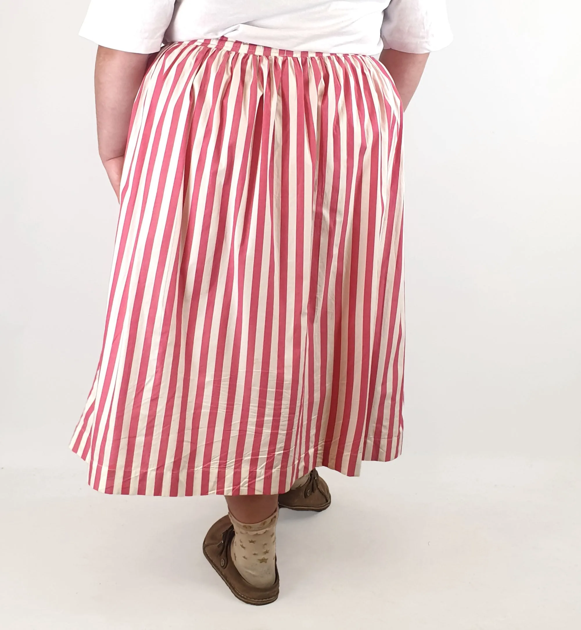Kowtow striped cotton skirt size XXL