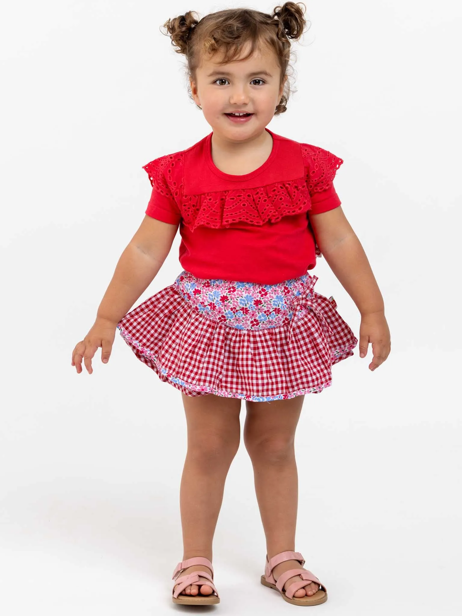 Lace Front Red Tee