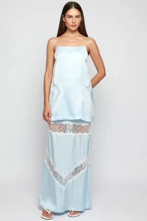 Lace Panel Slip | Lace Panel Maxi Skirt