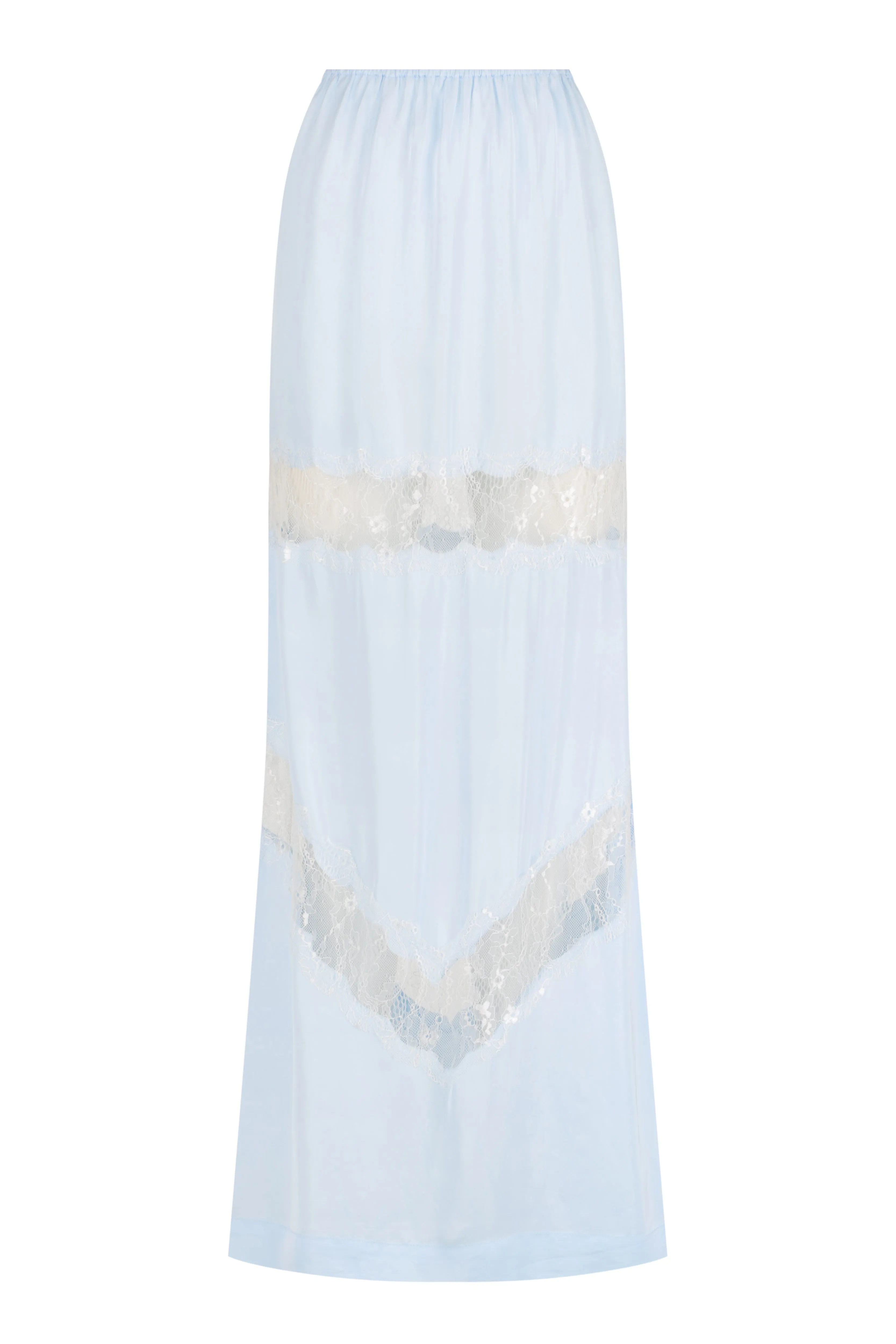 Lace Panel Slip | Lace Panel Maxi Skirt