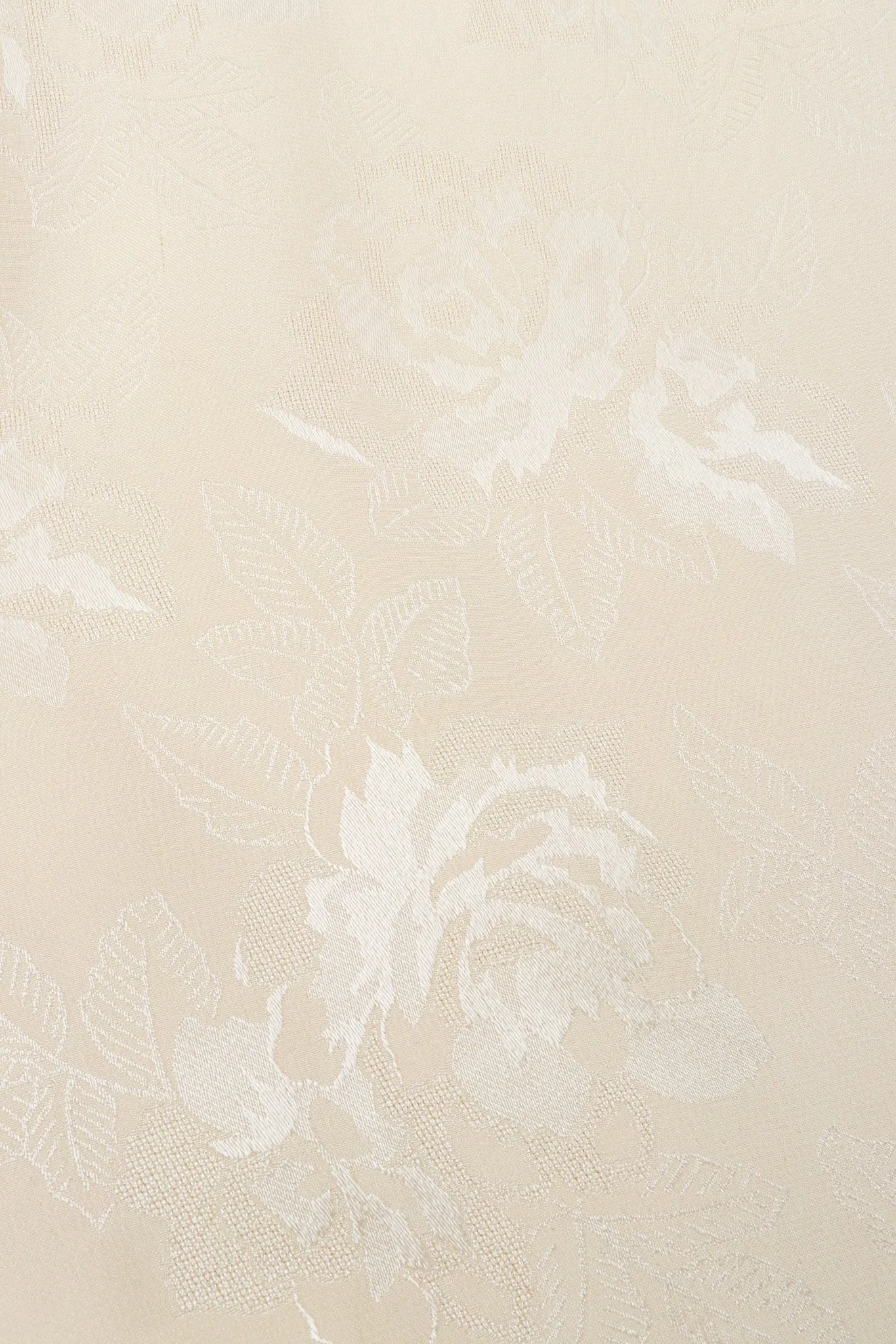 Lace Rosette Silk Dress