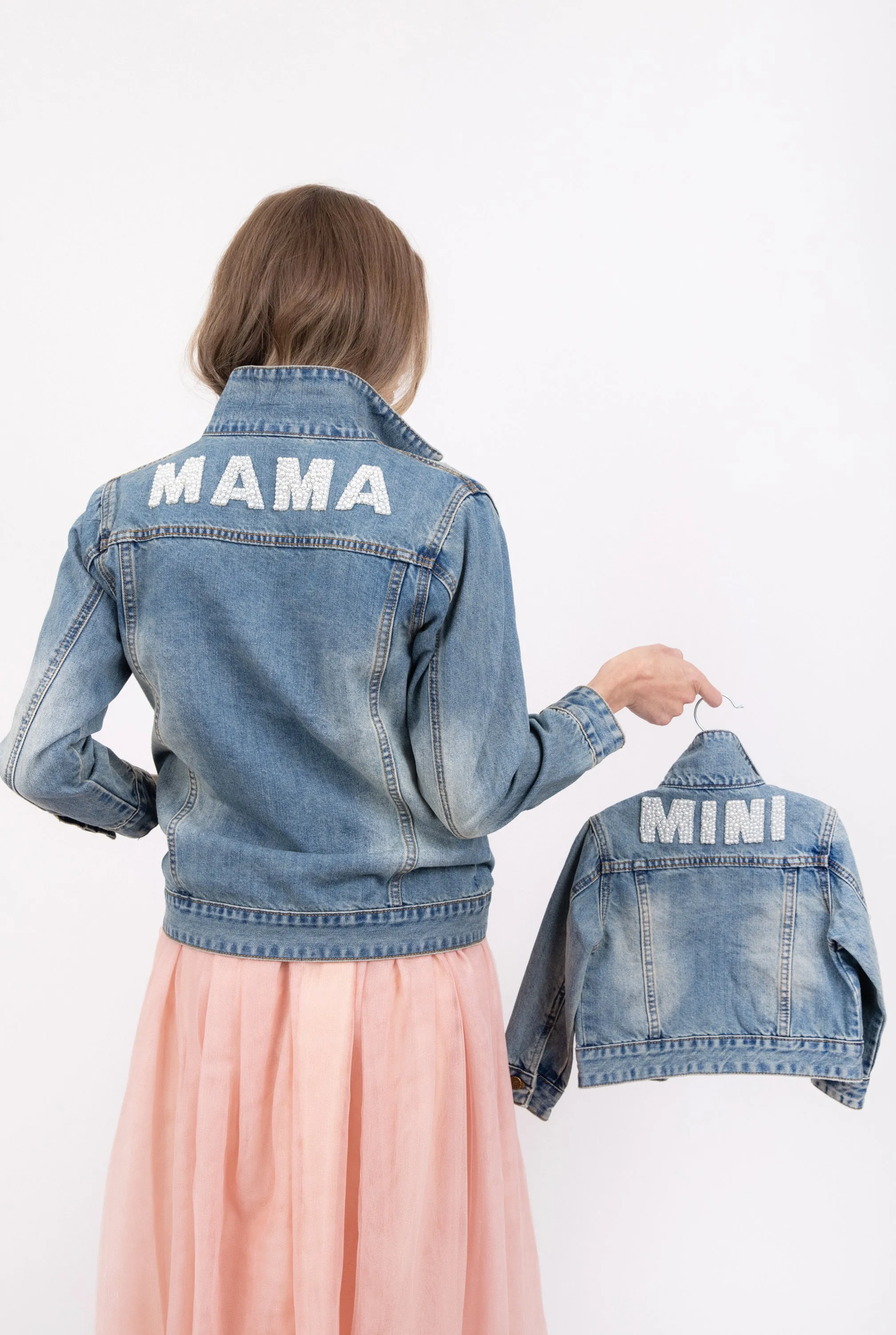 Le La Lo Mama Appliqué Denim Jacket