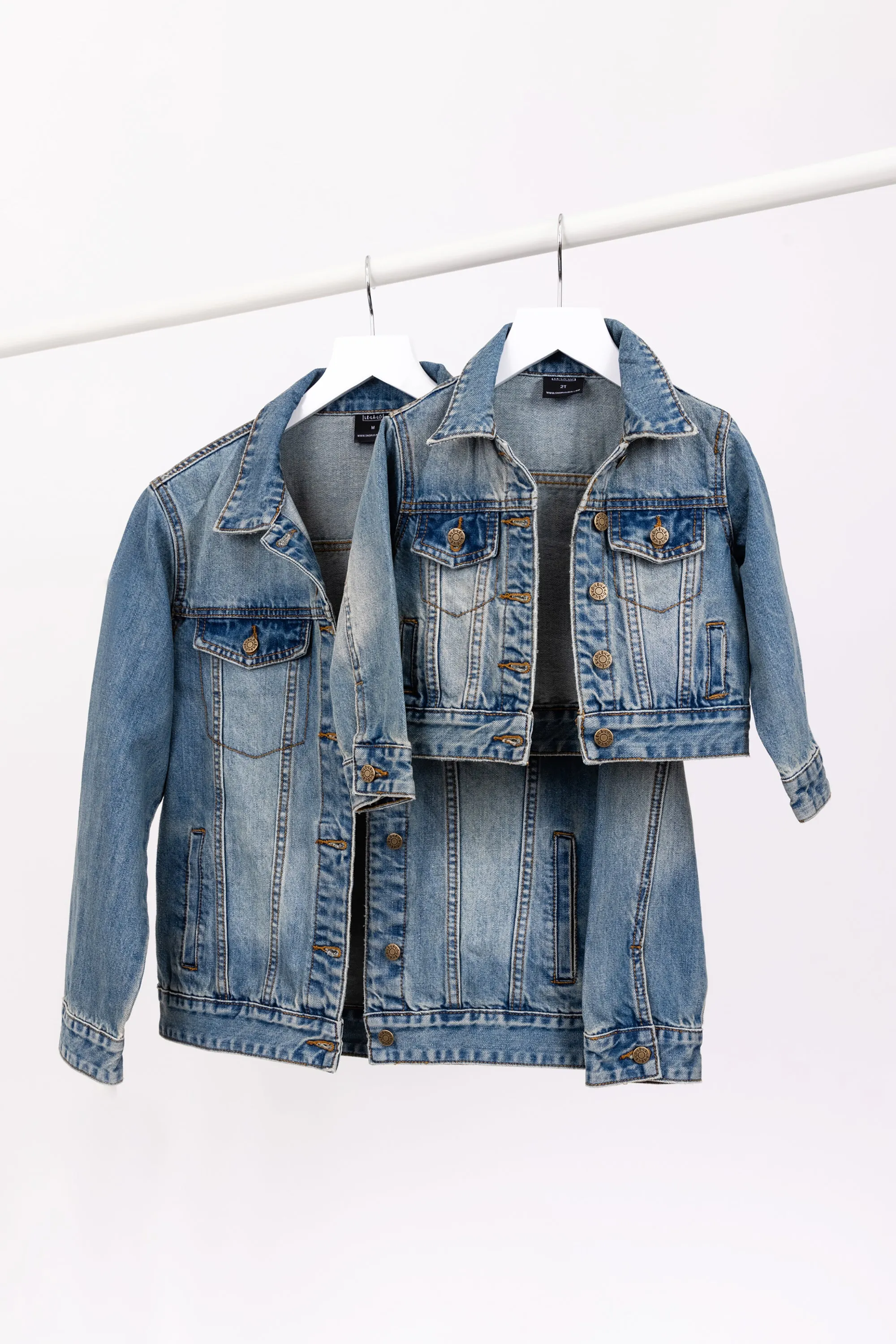 Le La Lo Mama Appliqué Denim Jacket