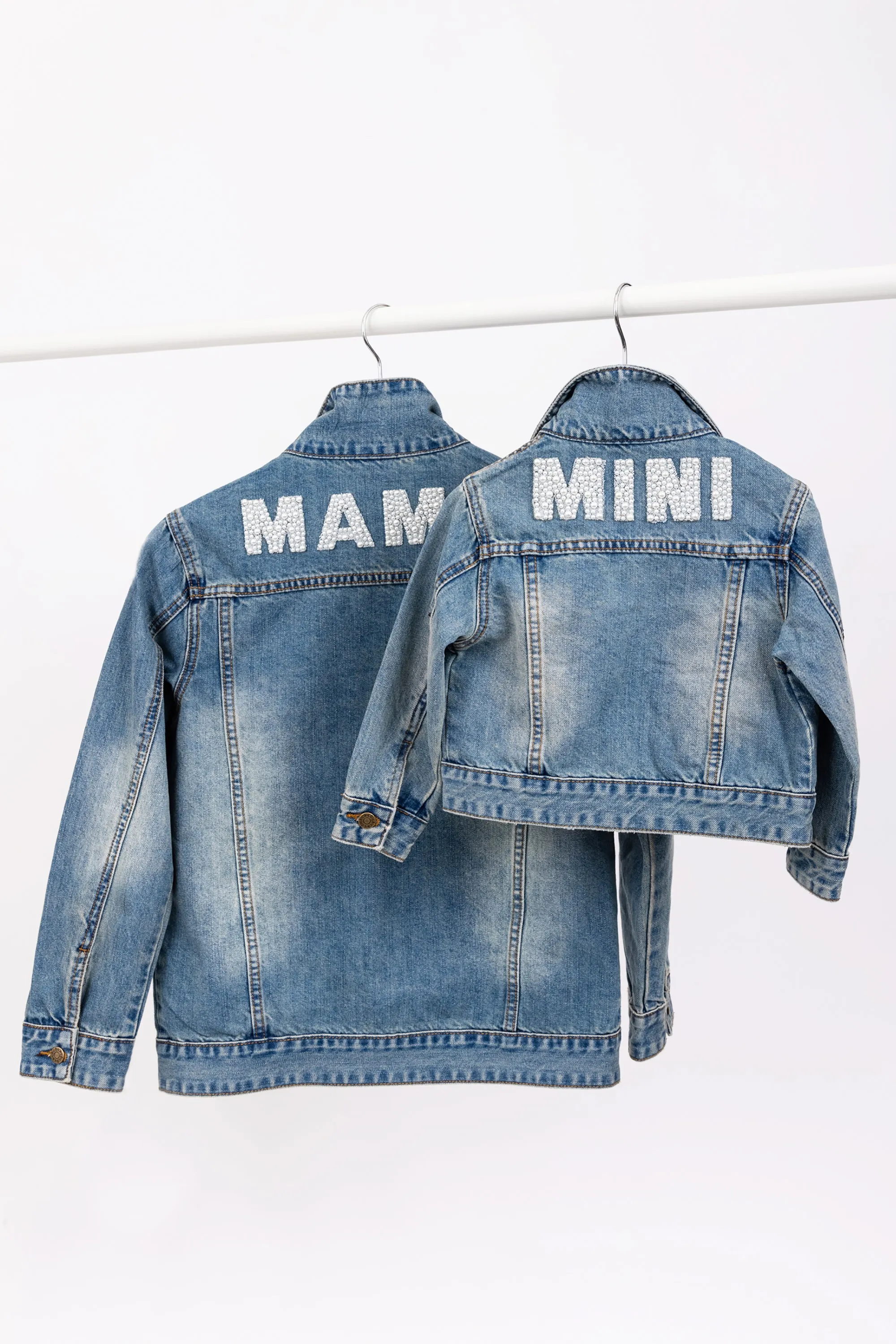 Le La Lo Mama Appliqué Denim Jacket