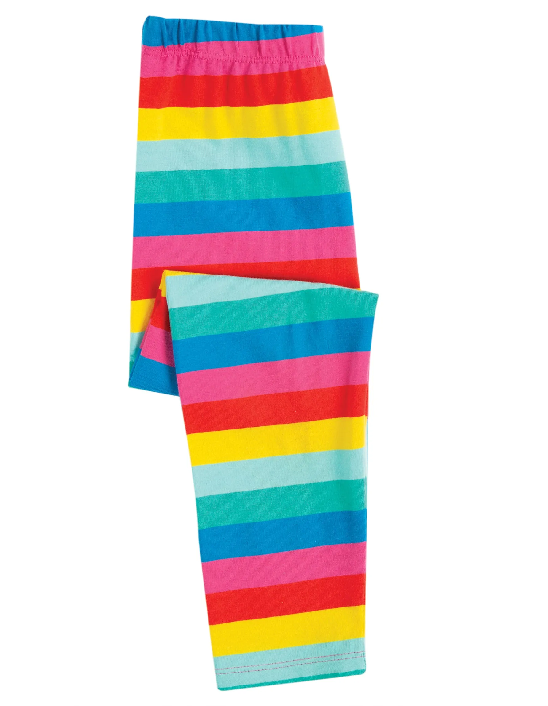 Libby Striped Leggings - Flamingo Multi Stripe