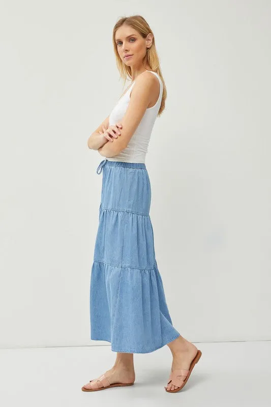Livia Chambray Skirt