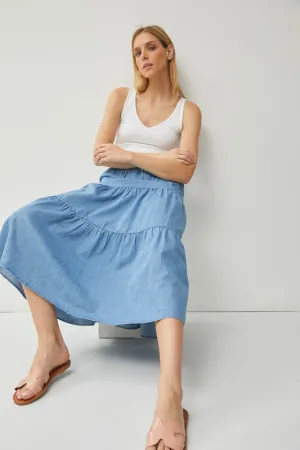Livia Chambray Skirt