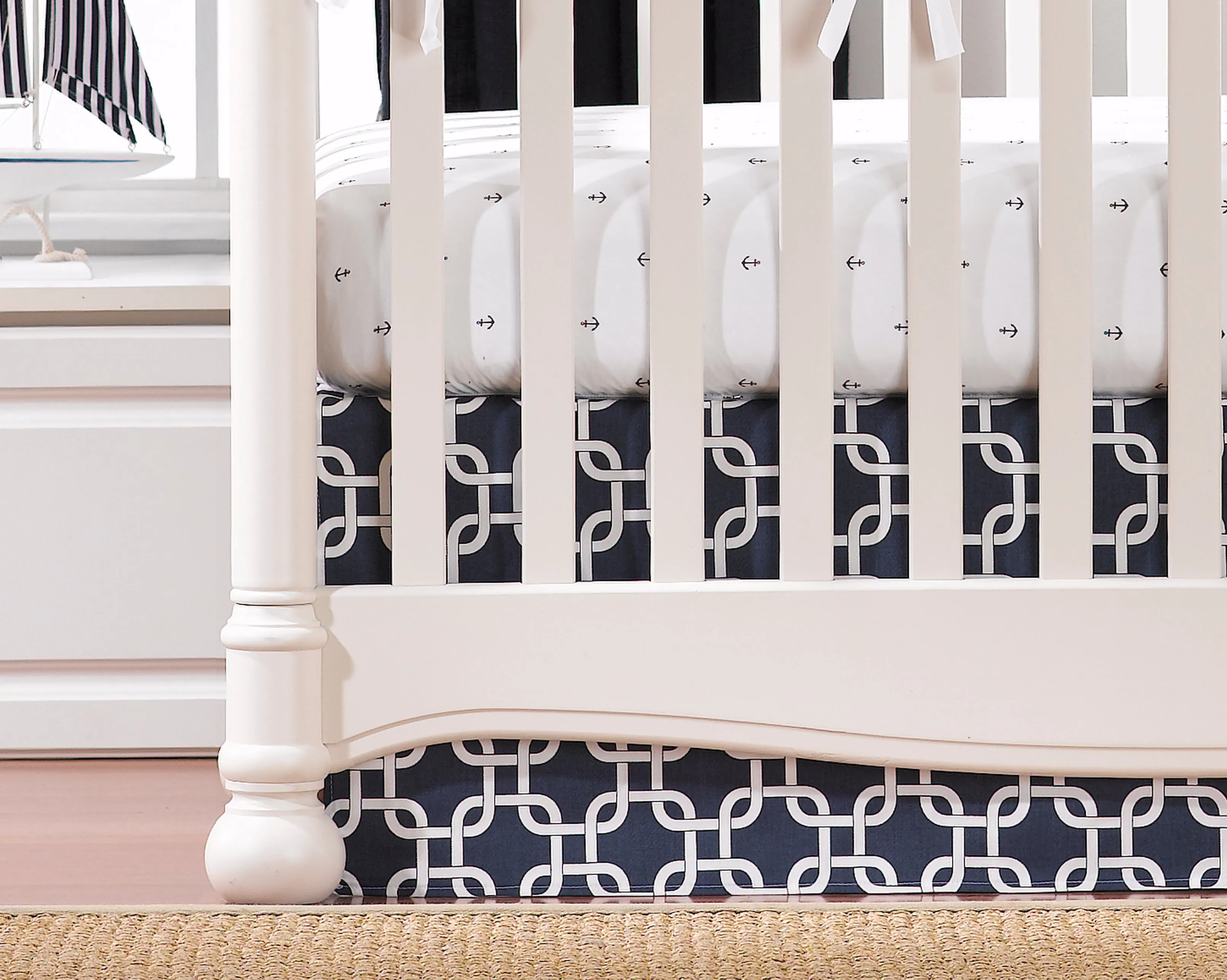 Liz and Roo Crib Skirts