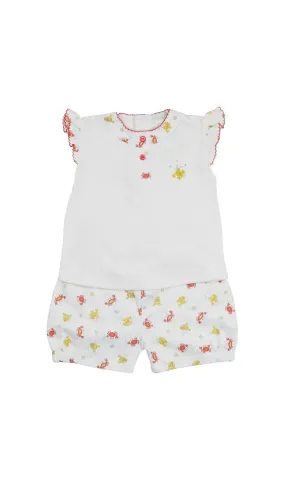 Lobster Girl's Short Set