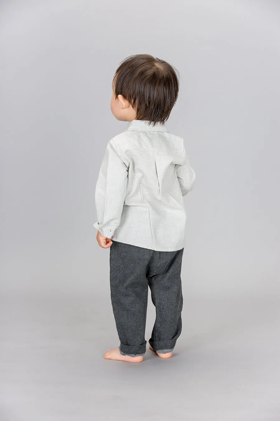 Long Sleeve Fish Shirt, Pale Blue