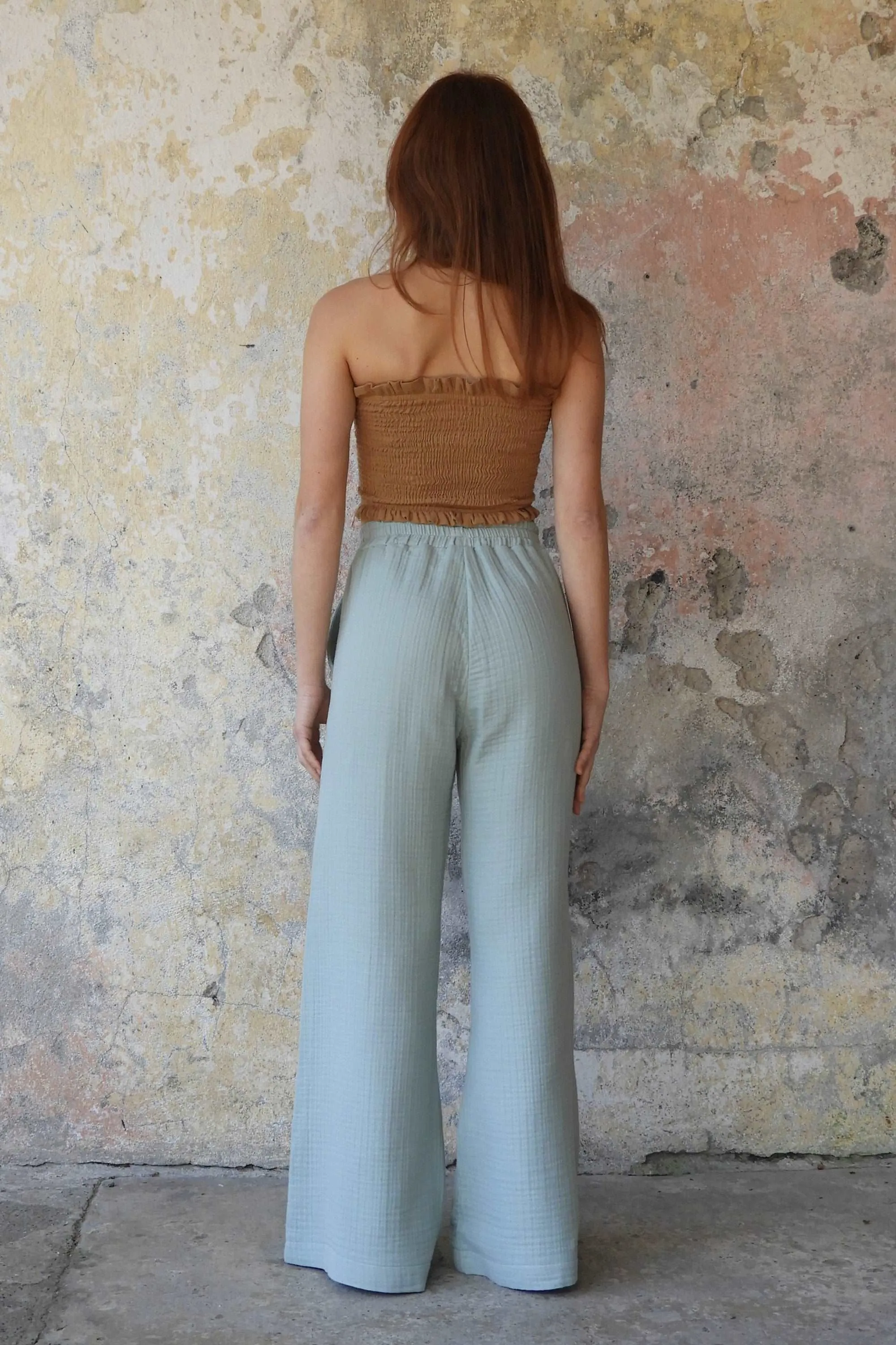 LOTUS Women's Organic Gauze Cotton Tube Top