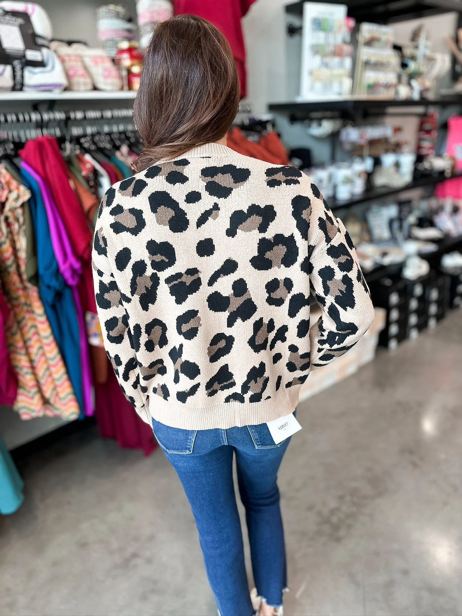 Lucy Leopard Sweater