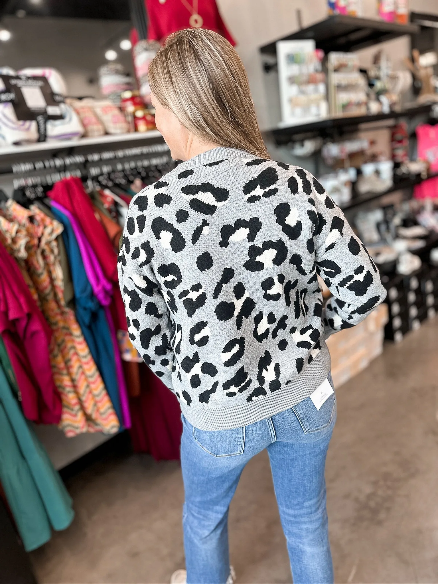 Lucy Leopard Sweater