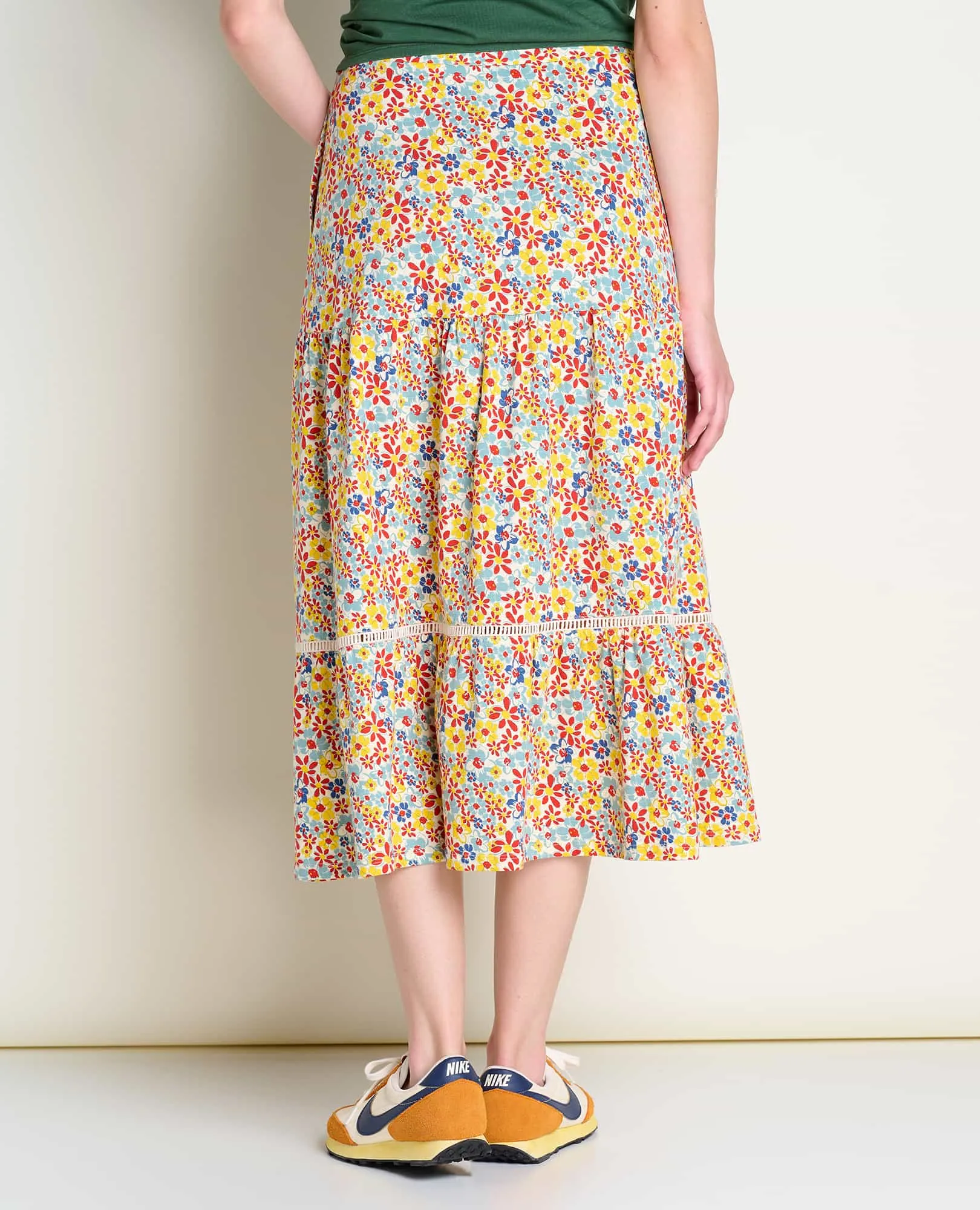 Marigold Tiered Midi Skirt - SALE