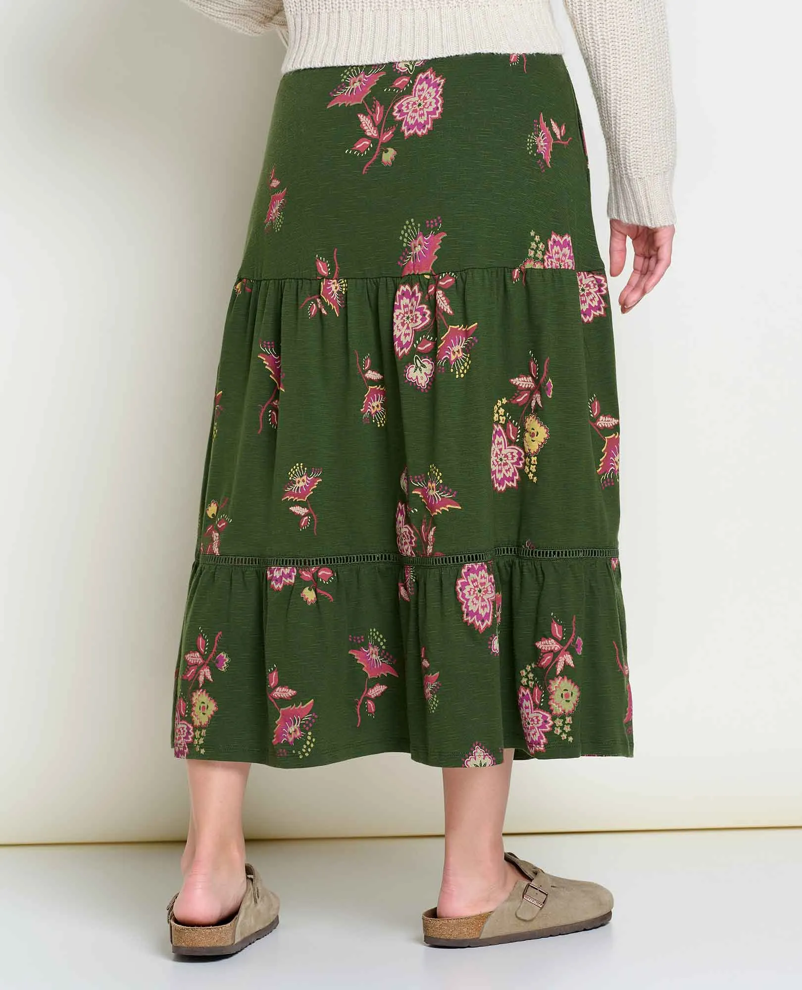 Marigold Tiered Midi Skirt - SALE