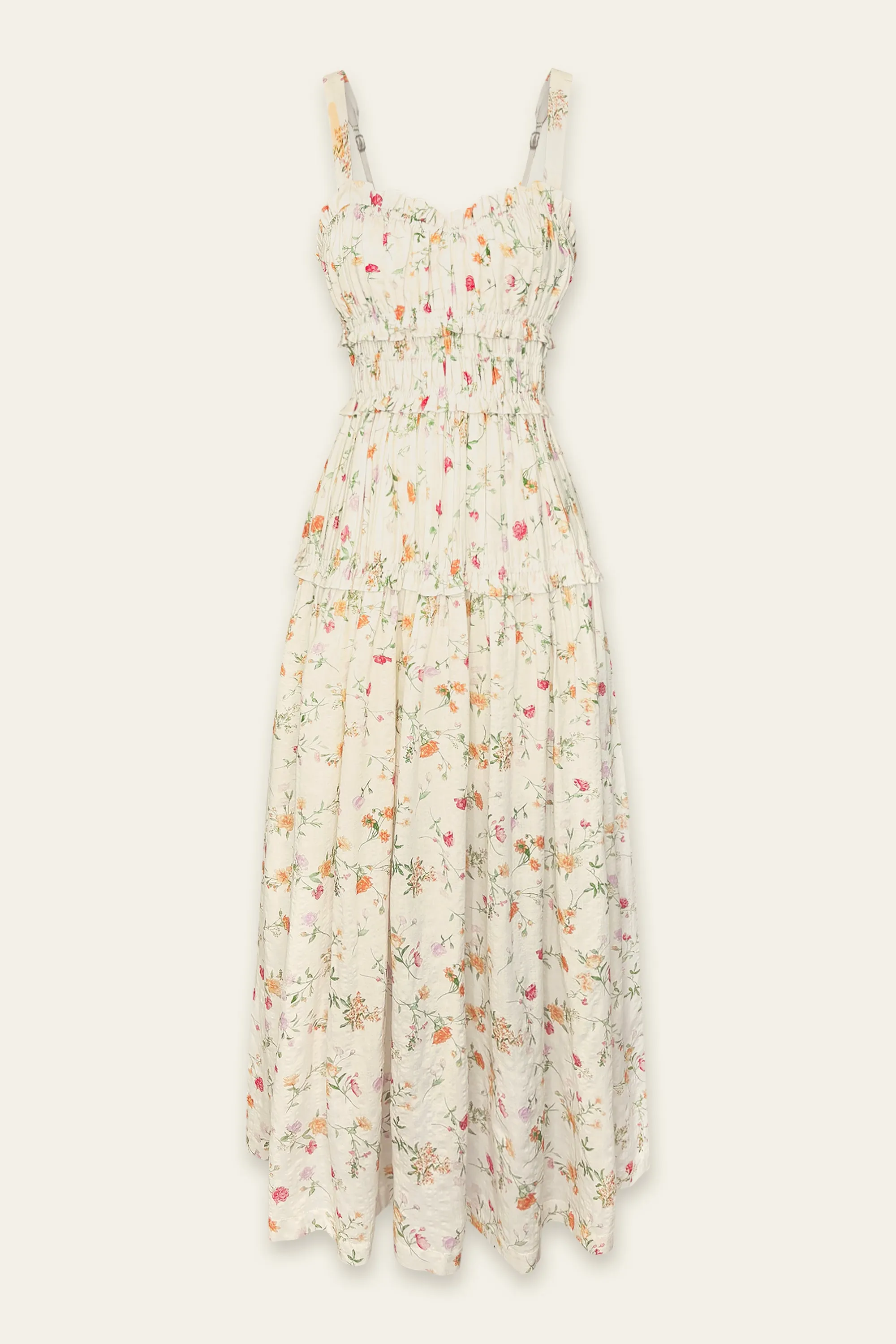 Marley Shirred Midi Dress