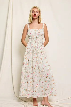 Marley Shirred Midi Dress