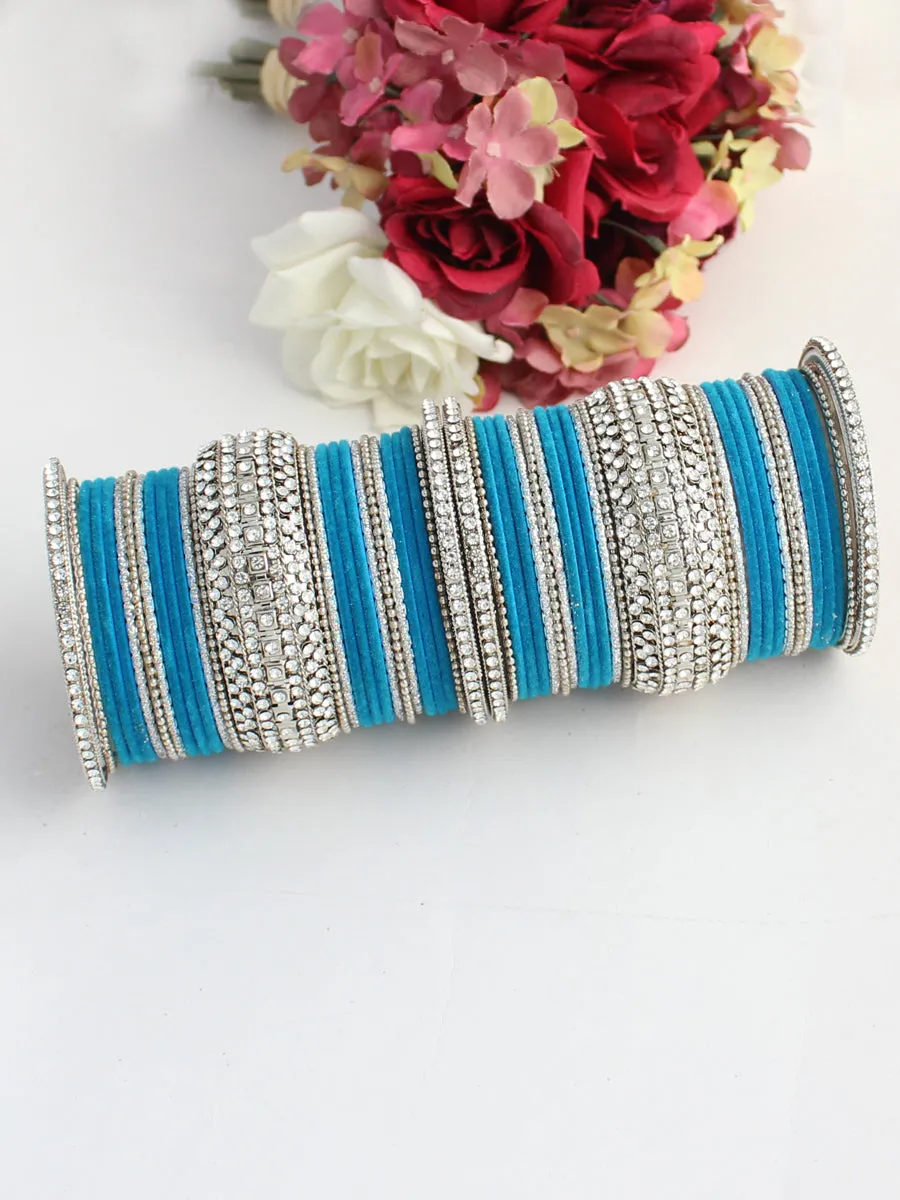 Maryam Bangle Set (Silver)