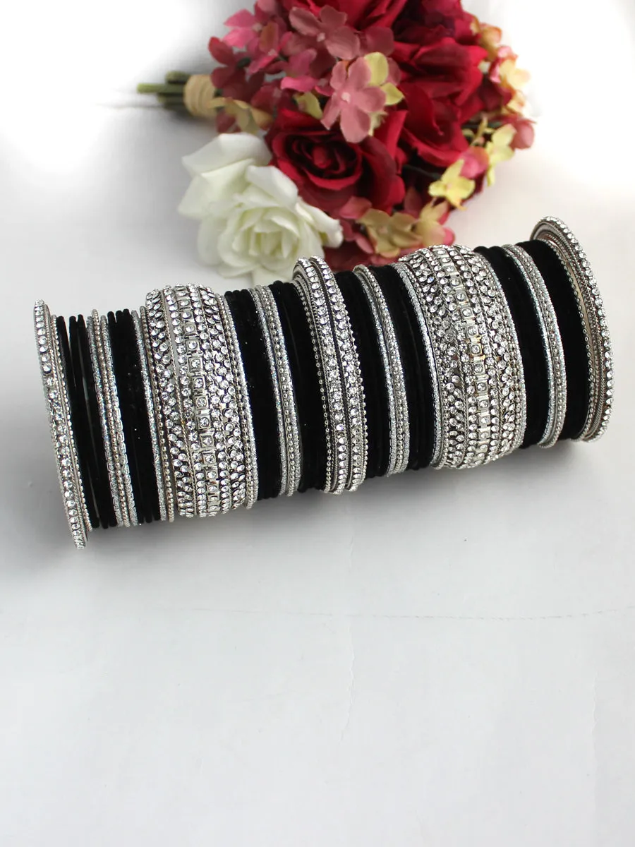 Maryam Bangle Set (Silver)