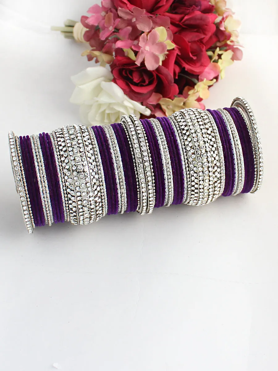 Maryam Bangle Set (Silver)