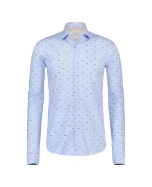 Micro Car AOP Chambray Blue