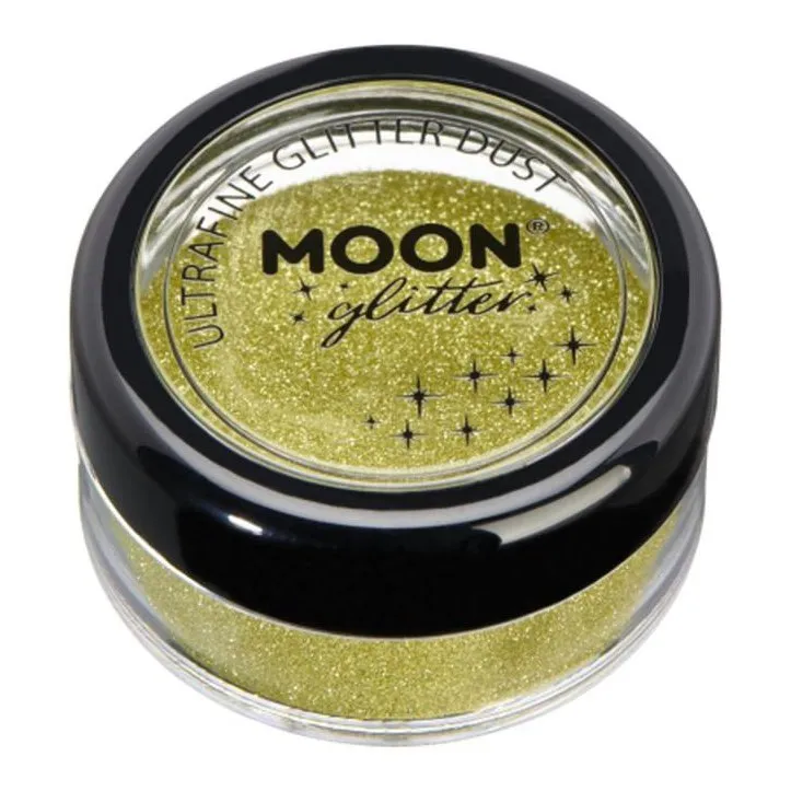Moon Glitter Classic Ultrafine Glitter Dust, Gold
