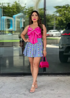 Multi Colored Crystal Skirts