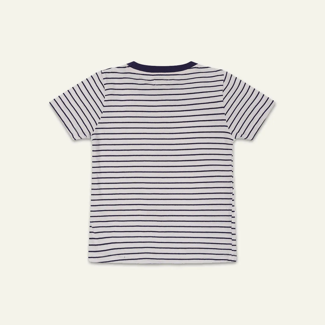 Multicoloured Stripe Print Top