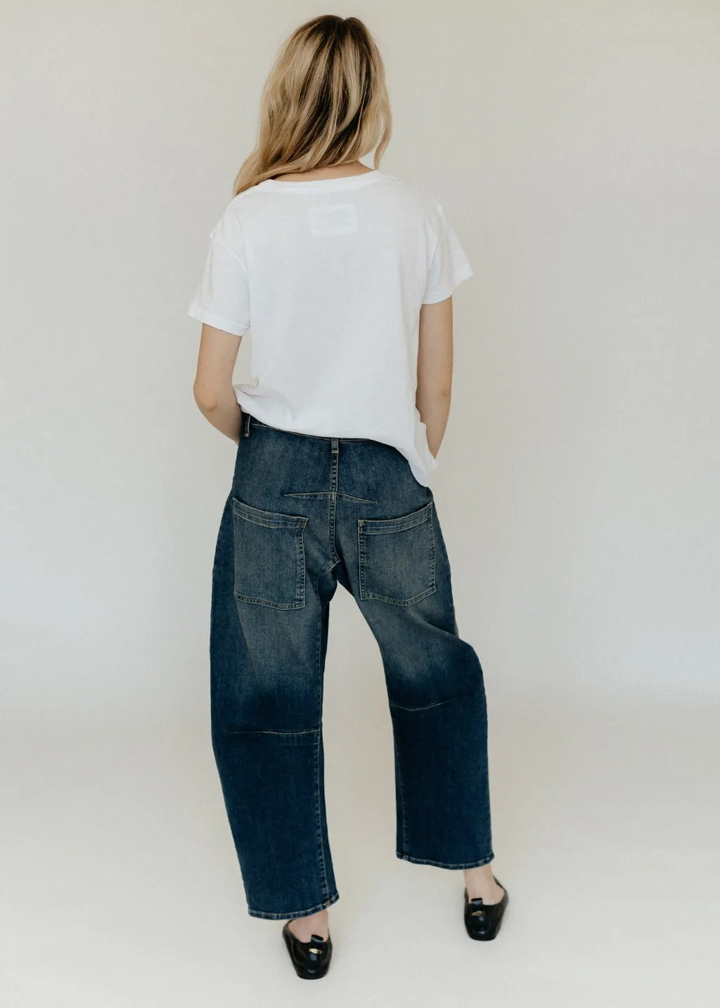 Nili Lotan Shon Jean in Classic Wash
