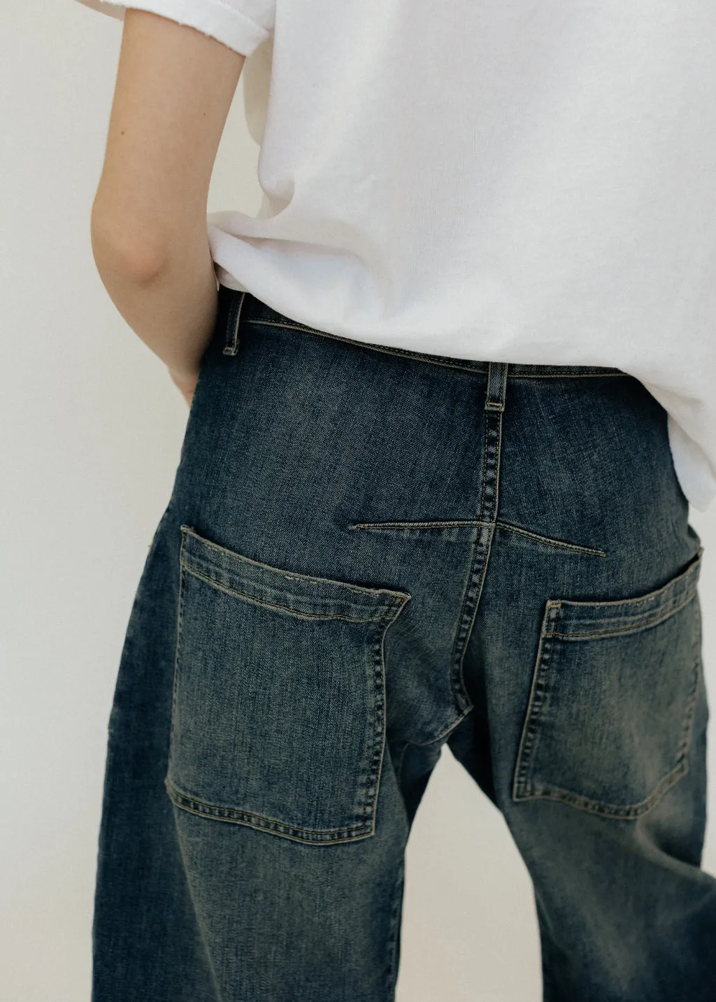 Nili Lotan Shon Jean in Classic Wash