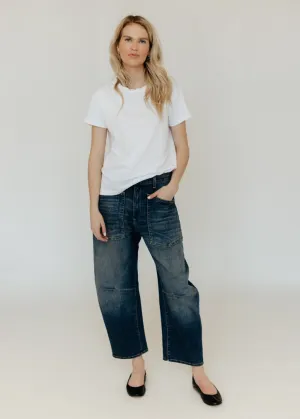 Nili Lotan Shon Jean in Classic Wash
