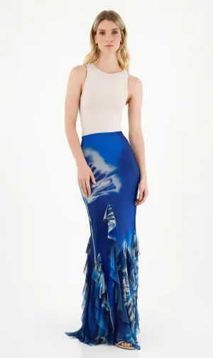 Oceanic Maxi Skirt