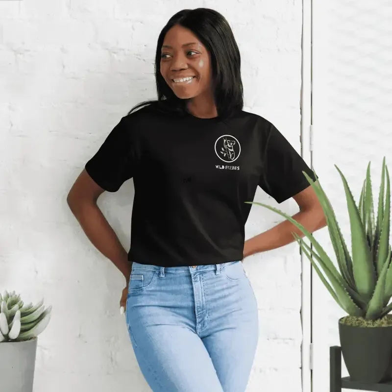 Organic Black Cotton Tee