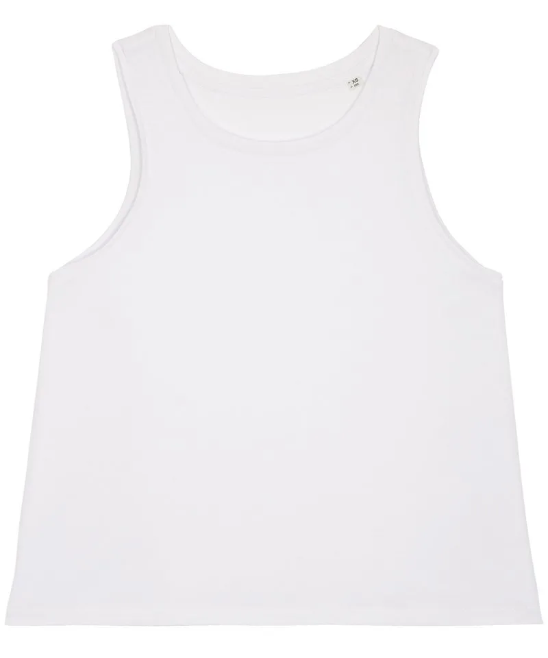 Organic Crop Tank Top: Womens