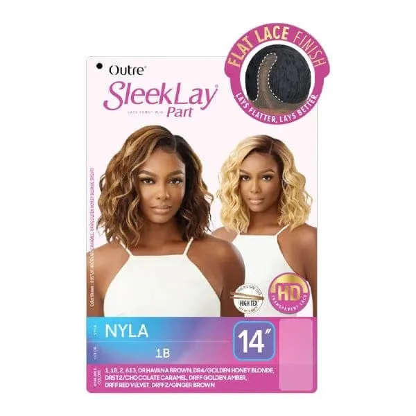 Outre Synthetic Sleeklay Part HD Lace Front Wig - NYLA
