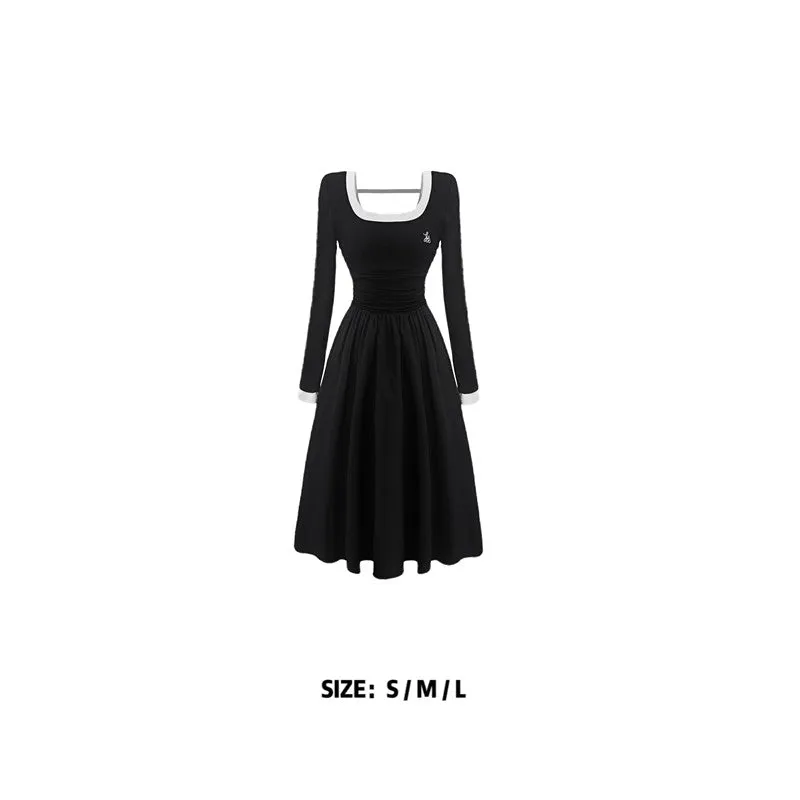 Paneled Embroidered Dress UB98552