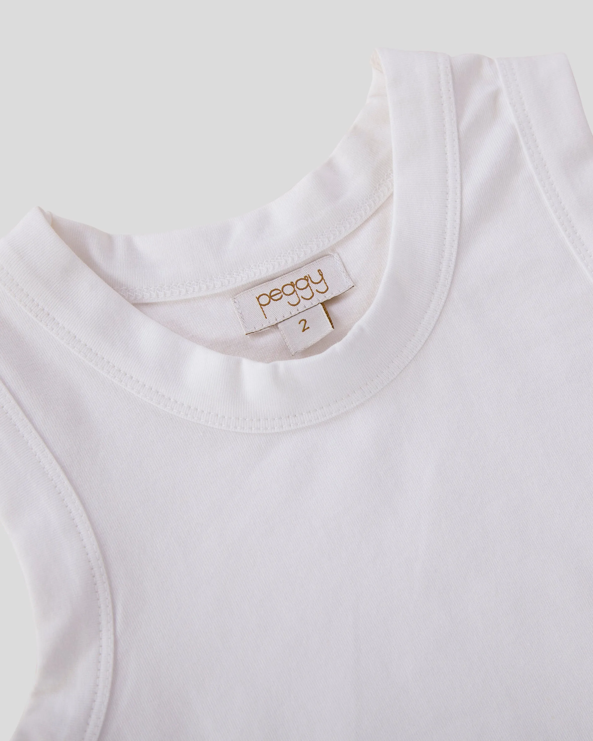 PEGGY BELLE TANK WHITE