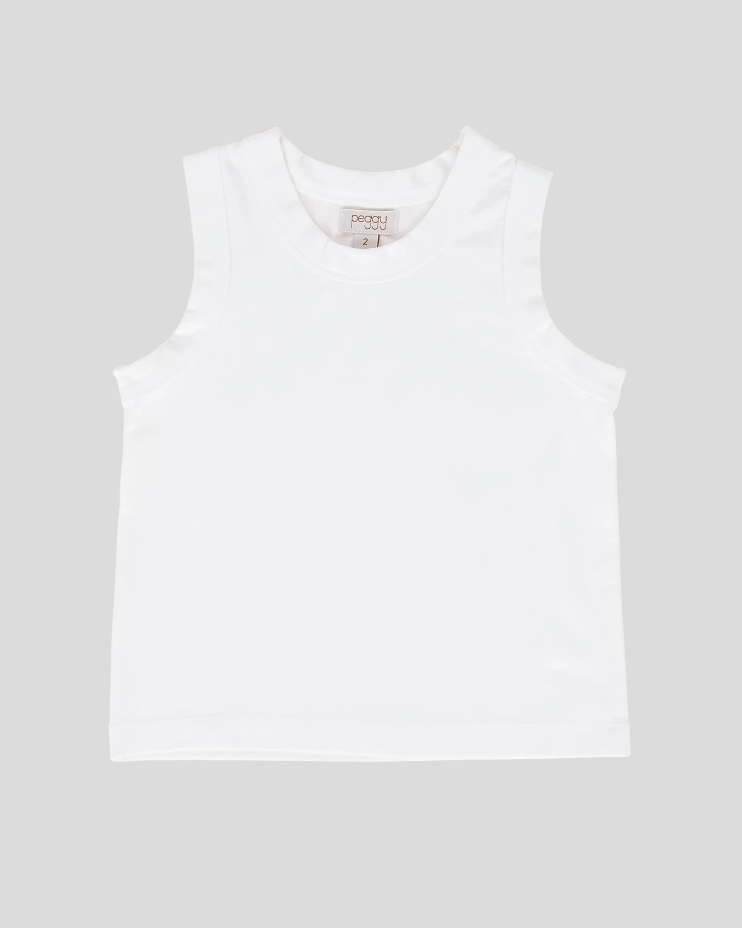 PEGGY BELLE TANK WHITE